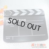 改良版！ドラマ・映画撮影・自主制作用 木製 業務用 カチンコ 黒板式