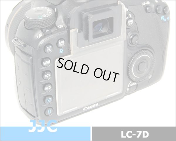 画像1: JJC製 Canon キャノン EOS 7D 専用 液晶保護カバー
