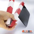 画像5: 片手日本式 映画撮影 自主制作用 カチンコ 赤白柄 オリジナル黒 アクリル製 (5)