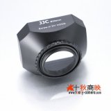 JJC製 HDV iVIS Handycamなど ビデオカメラ用 通用 ねじ込み式 角型レンズフード 径30mm対応