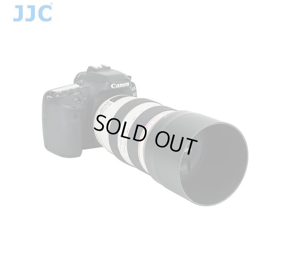 画像5: JJC製 キャノン レンズフード ET-73B 互換品 EF70-300mm F4-5.6L IS USM 対応 LH-T73B 黒