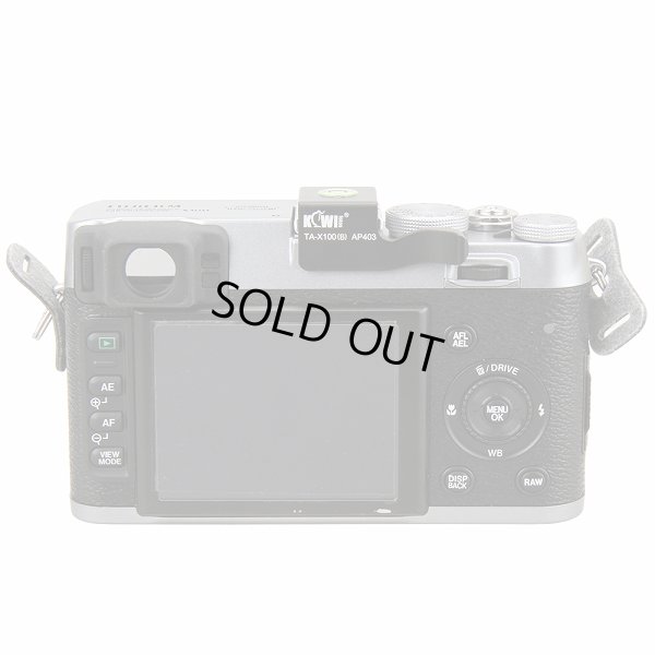 画像7: KIWIFOTOS製 FUJIFILM 富士フィルム X100 専用 サムグリップ (アルミ製 水準器付) TA-X100 黒
