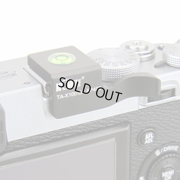 画像6: KIWIFOTOS製 FUJIFILM 富士フィルム X100 専用 サムグリップ (アルミ製 水準器付) TA-X100 黒