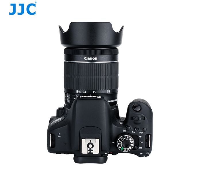 JJC製 キャノン Canon レンズフード EW-63C 互換品 EF-S 18-55mm F3.5-5.6 IS STM 用 - 十秋商映