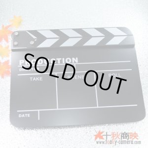 画像: 改良版！ドラマ・映画撮影・自主制作用 木製 業務用 カチンコ 黒板式