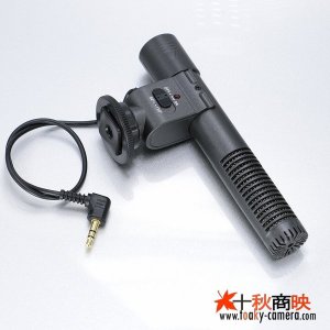 画像: JJC製 一眼レフカメラ ビデオカメラ 用 外部マイク (ステレオ) MIC-1 キャノン・ニコン・ソニー 各メーカー 一眼レフカメラ対応【訳あり】