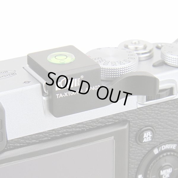 画像6: KIWIFOTOS製 FUJIFILM 富士フィルム X100 専用 サムグリップ (アルミ製 水準器付) TA-X100 黒
