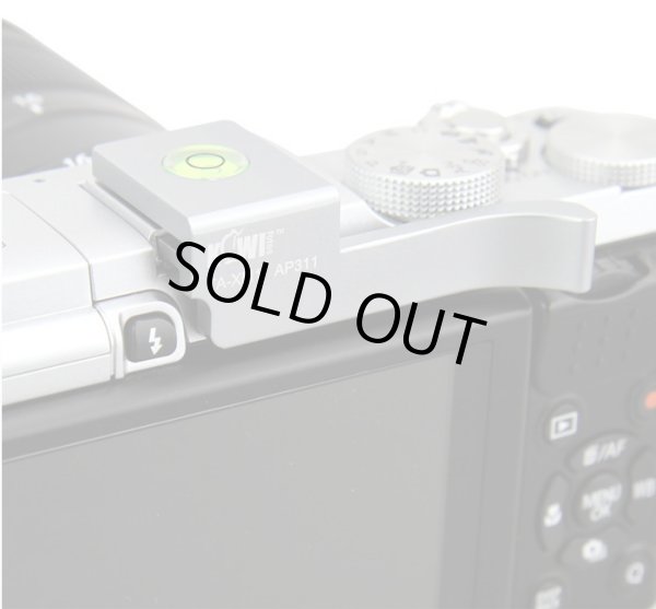 画像6: KIWIFOTOS製 FUJIFILM 富士フィルム X-M1 専用 サムグリップ (アルミ製 水準器付) TA-XM1 シルバー