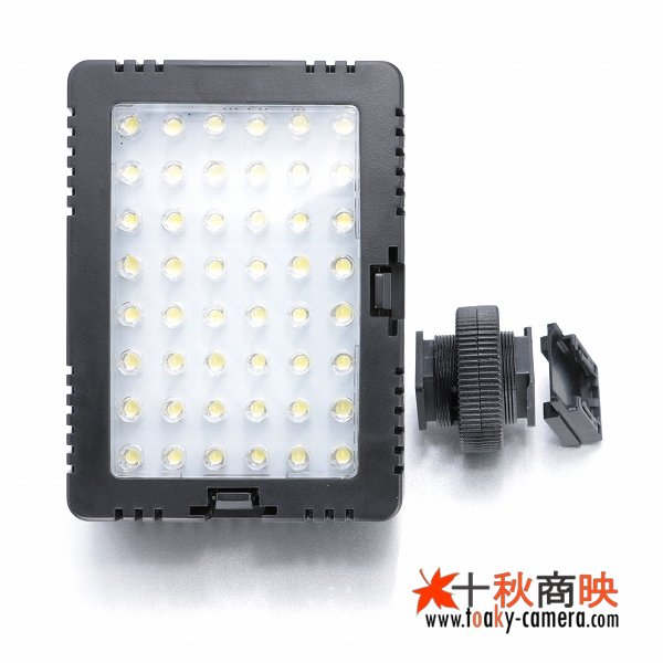 画像4: JJC製 48球 LED ビデオライト 消費電力5W 単三電池4本仕様