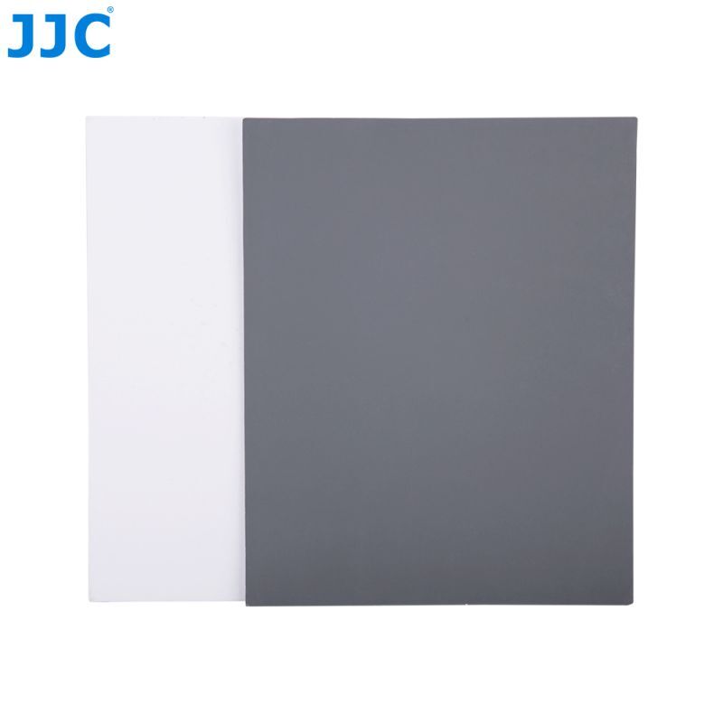 画像1: JJC製 2-in-1 ホワイトバランス / グレー カード GC-1 （グレー・ホワイト2枚セット）