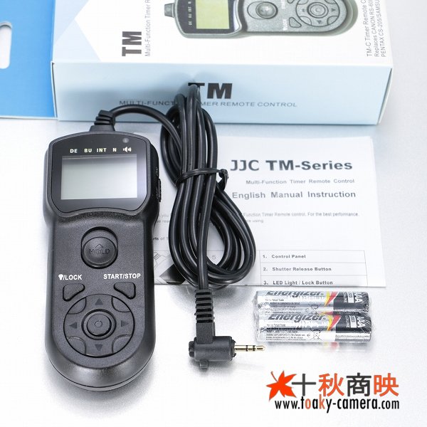 画像4: JJC製 インターバルタイマー付 コントローラー キャノン RS-60E3 ペンタックス CS-205 互換品 TM-C【訳あり】